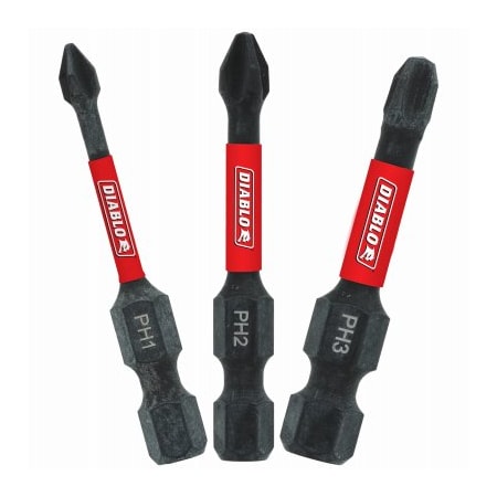 Bsc Preferred 3PC 2 Phillips Bit Set DPHV2-S3